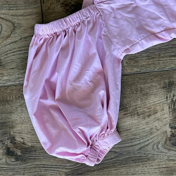 Abercrombie & Fitch Women’s Puffed Sleeve Top Pink Size Small - Picture 5 of 10